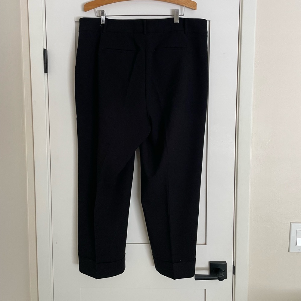 Talbots Black Dress Pants Classic Straight-Leg - Picture 3 of 5